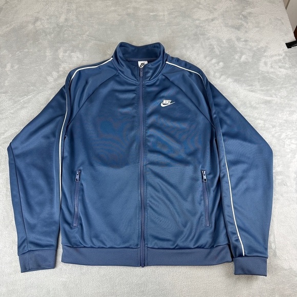 Nike Blue Track Jacket Men’s Size Medium DX0670-491 Style Code - Picture 1 of 14